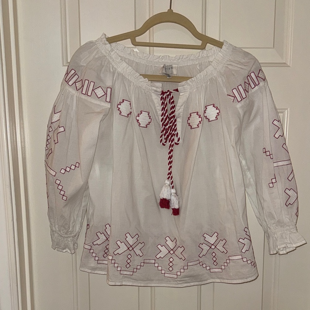 Anthropologie | Harlyn Farina Boho Top Size Medium EUC